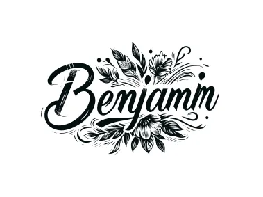 Script Signature for the Name Benjamin Vector