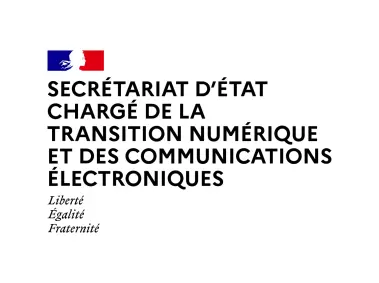 Secretariat d'Etat Charge de la Transition Numerique et des Communications Electroniques Logo