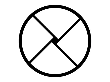 Segmented Circle Shape Logo Template