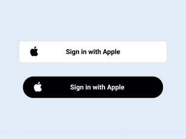 Sign in with Apple Button Logo