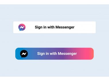 Sign in with Messenger Button Logo