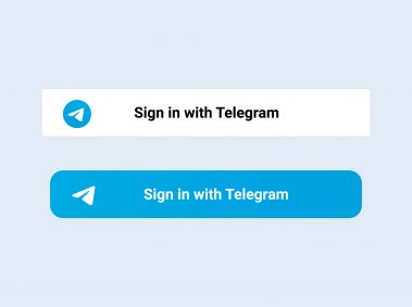 Sign in with Telegram Button Logo