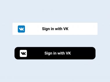 Sign in with VK Button Logo