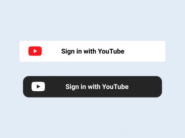 Sign in with Youtube Button Logo