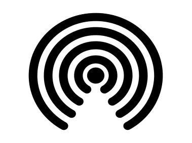 Signal Wave Shape Symbol of Connectivity Logo Template