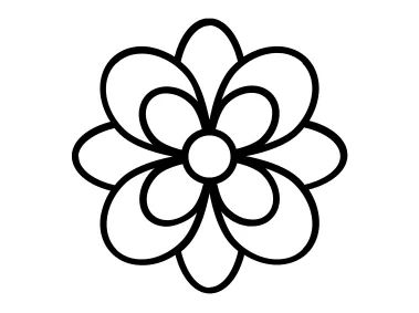 Simple Flower Logo Template