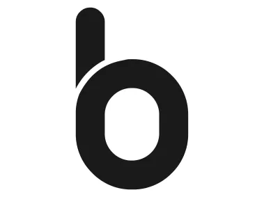 Simple Letter B Shape Logo Template