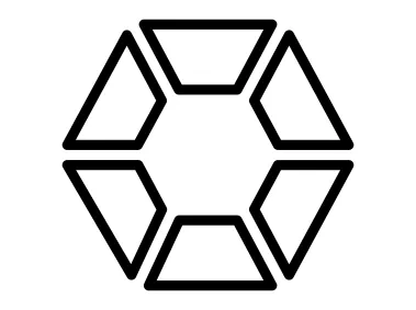 Six Slice Hexagon Logo Template