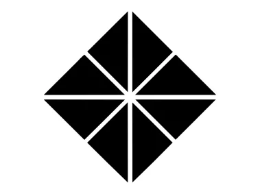 Sliced ​​Square Shape Logo Template