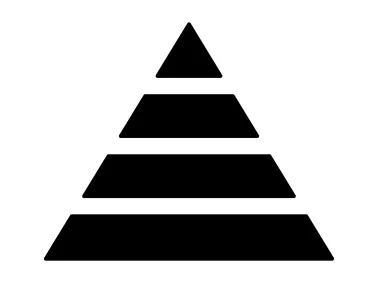 Sliced ​​Triangle Shape Logo Template