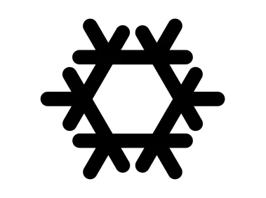Snowflake Shape Logo