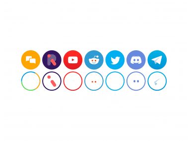 Social Media Icon Set Icon