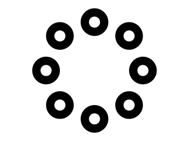 Spinning Circles Shape Logo