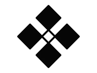 Square Pattern Shape Logo Template