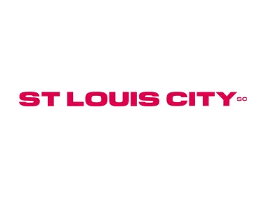 ST Louis City Wordmark Red Logo