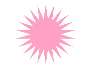 Star Bursting Geometric Shape Logo Template