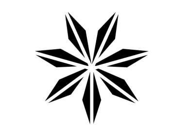 Star Geometric Shape Logo Template