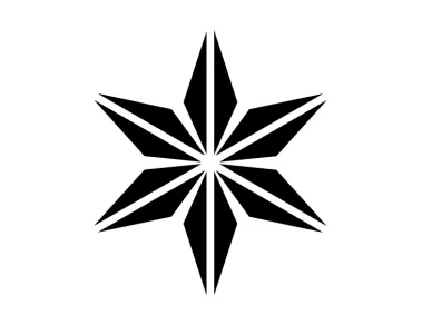 Star Geometric Shape Logo Template