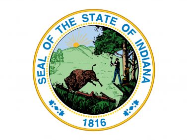 State Seal of Indiana Logo
