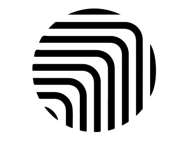 Stripes Circle Shape Logo Template