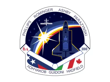 STS-100 Mission Patch Logo