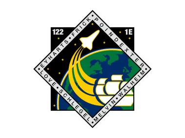 STS-122 Mission Patch Logo