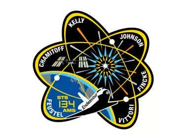 STS-134 Mission Patch Logo