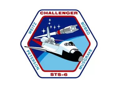 STS-6 Crew Insignia Logo