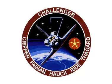 STS-7 Mission Patch Logo