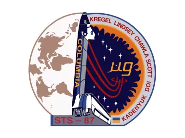 STS-87 Mission Patch Logo