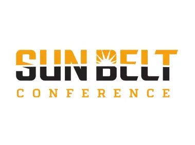 Sun Belt Conference 2020 Wordmark in Appalachian State Colors Logo