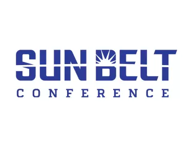 Sun Belt Conference 2020 Wordmark in Georgia State Colors Logo