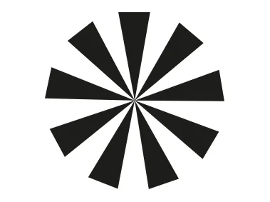 Sunburst Geometric Shape Logo Template