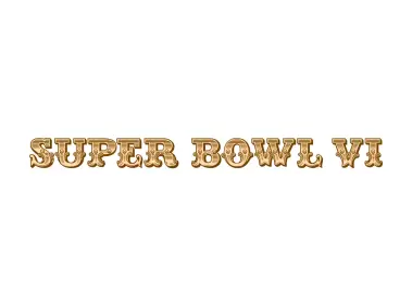 Super Bowl VI Logo