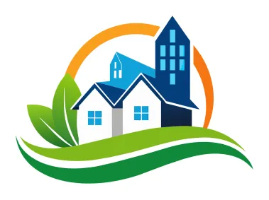 Sustainable Real Estate & Eco-Friendly Housing Logo Template