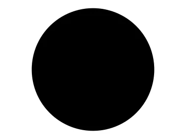 SVG Black Circle Logo Template