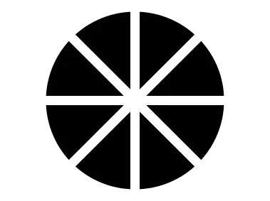 SVG Circle Pie Chart Logo Template