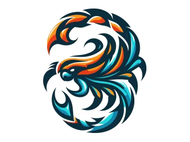 SVG Colored Scorpion Logo Template