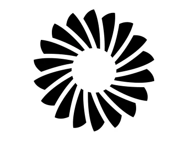 SVG Flower Shape Circle Logo Template