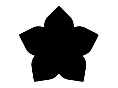 SVG Flower Shape Logo Template