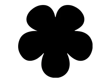 SVG Flower Shape Logo Template