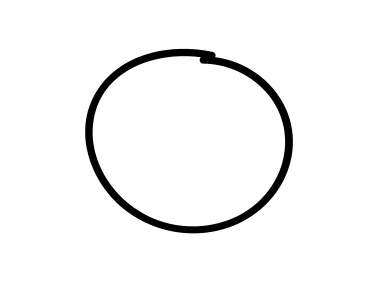 SVG Hand Drawn Circle Logo Template