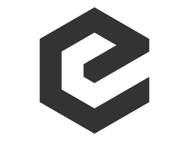 SVG Hexagon Letter E Logo Template