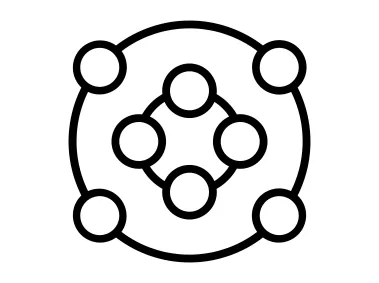 SVG Infographic Circle Shape Logo Template