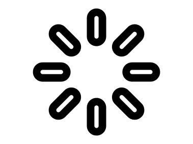 SVG Linear Loading Shape Logo Template