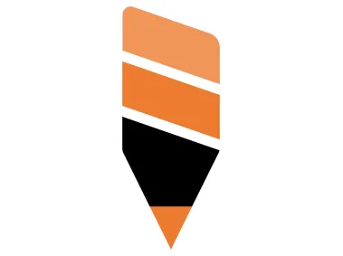 SVG Pencil Abstract Shape Logo Template