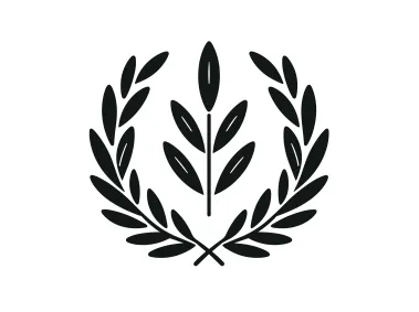 SVG Vector Wreath Logo Template