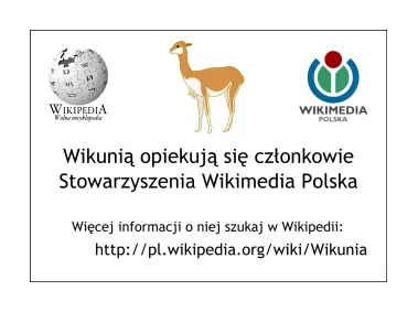 Tabliczka Wikunia PL Logo