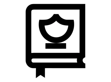 Tea Book Symbol Logo Template