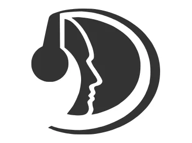 Teamspeak 2001 Years Icon Black Logo